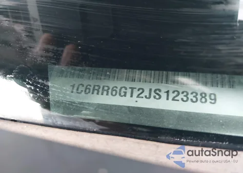 2018 Ram 1500 Big Horn 4X2 6'4 Box from USA, damaged, VIN 1C6RR6GT2JS123389